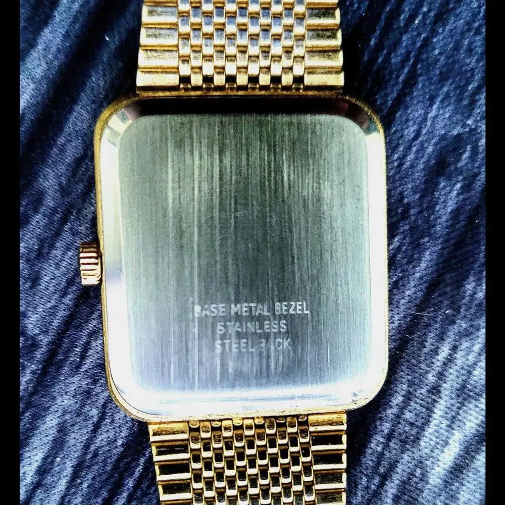 Vintage Retro Lucien Piccard Dufonte‎ Men's Watch New Battery